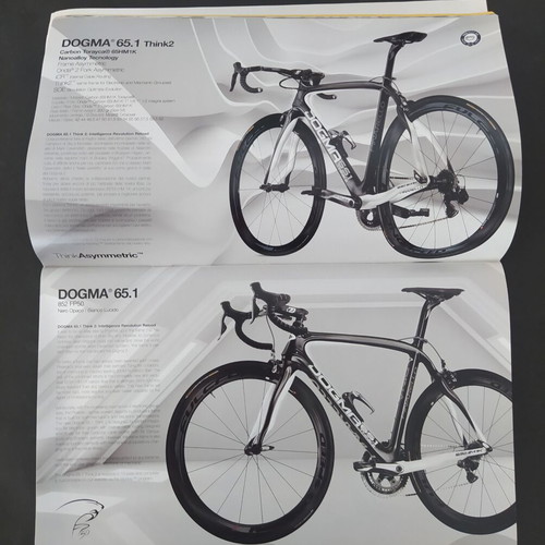Pinarello 2013 bicycle catalog used, Italian and English