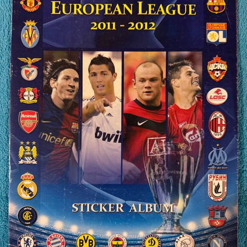 European League 2011-2012 stickers like new, pack of 170 single