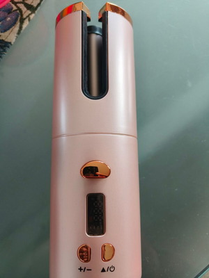 Преса за коса за къдрици 501-6.PINK нова с калъф