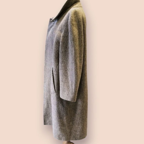 Vintage classic wool coat Norma Della Legge used, brown