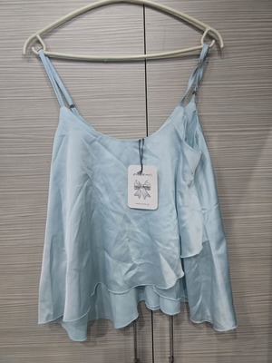 Women's blouse new, turquoise, one size