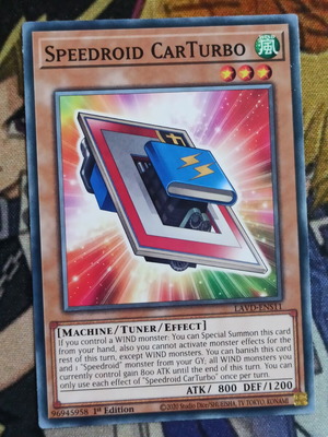 Speedroid Car Turbo ефектна карта Yu-Gi-Oh!
