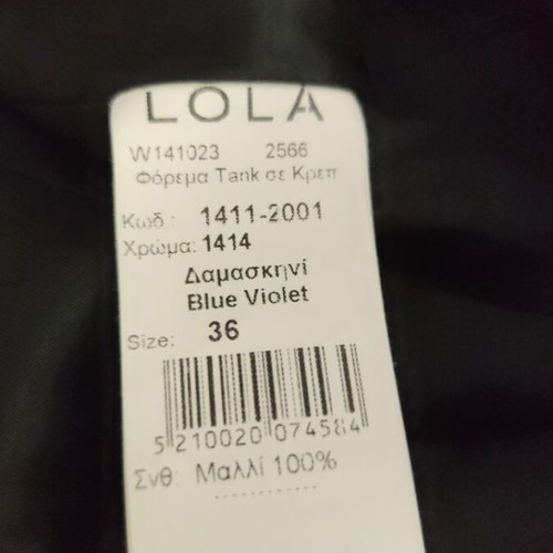 Lola crepe midi dress, plum, size 36
