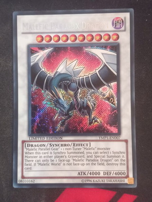 Malefic Paradox Dragon card like new
