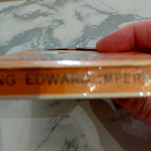 Vintage King Edward paper cigar box used from the 1970s