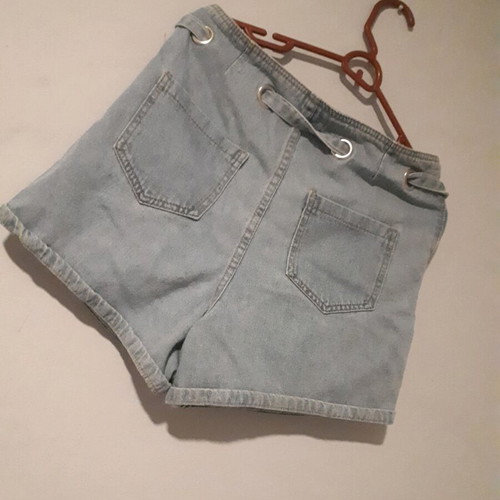 Denim shorts size S like new, blue color