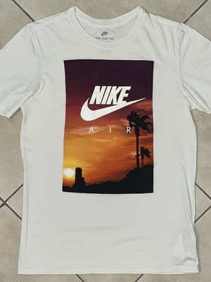 Nike Air T-Shirt with Sunset Palm Print, Size S