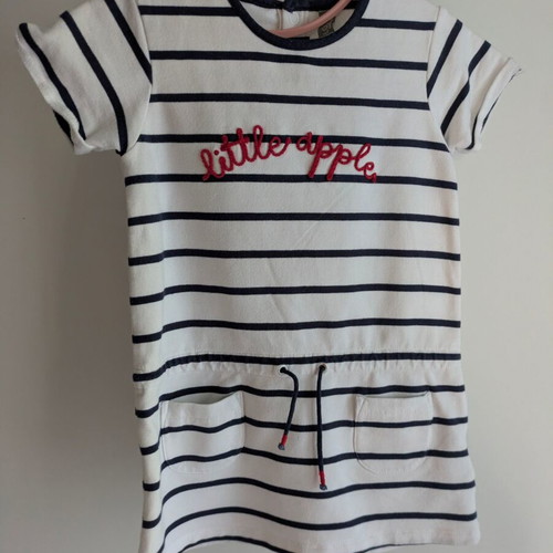 Losan striped dress 18-24 months like new