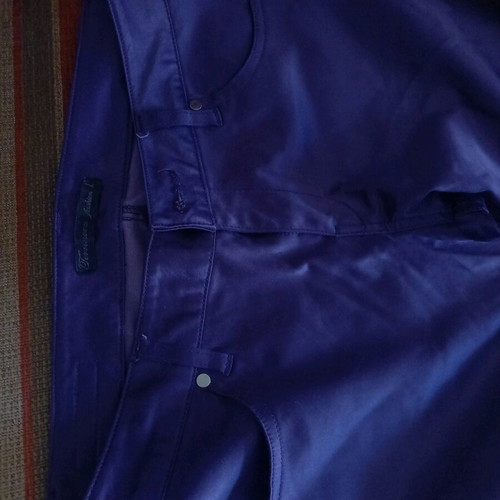 Satin pants like new dark purple size L 40 12