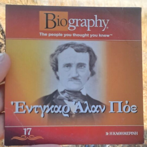 Edgar Allan Poe DVD used, documentary biography with subtitles