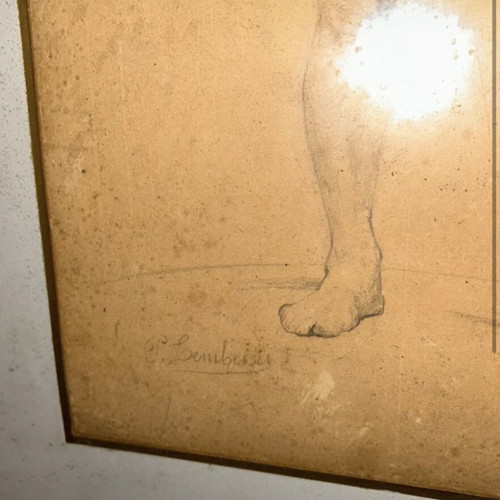 Signed painting by Polychronis Lebesis like new