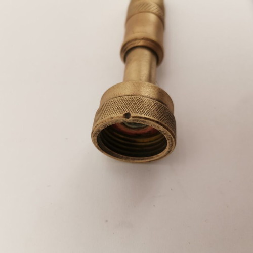 Brass watering nozzle used, vintage 1960