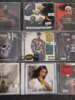 Rap CD collection like new, hip-hop genre