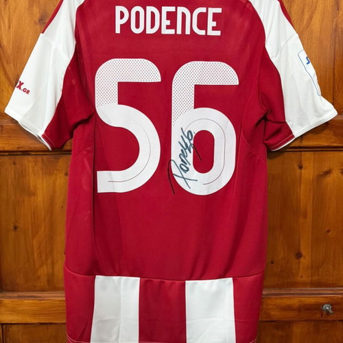 Daniel Podence Match Worn Signed Football Jersey from Livadeia Game