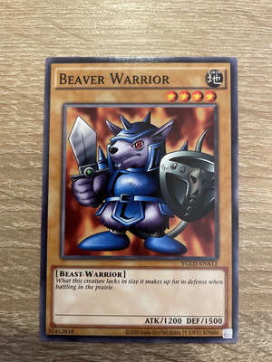 Beaver Warrior κάρτα Yu-Gi-Oh! σαν καινούργιο