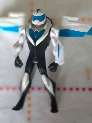 Max Steel figure used Mattel Turbo Flight with wings and lighting