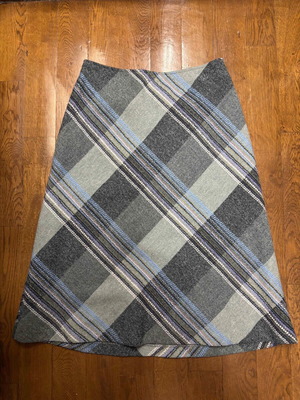 Il Marchese Coccapani skirt like new, wool with check pattern