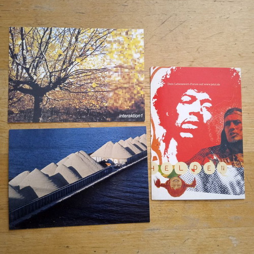 Vintage Berlin Collectible Postcard Set of 3, new