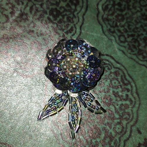 Handmade vintage brooch used