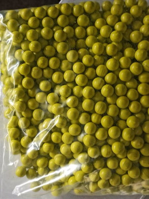 Paintballs 0.50 cal with a problem.