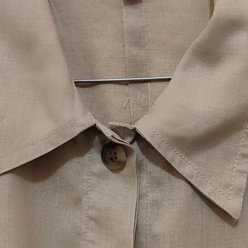Naf Naf women's linen safari jacket like new, beige, size L