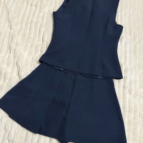 Skirt set with integrated shorts new, blue
