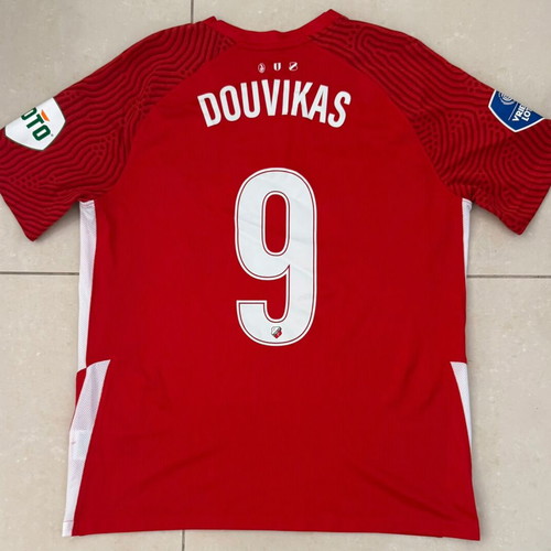 Utrecht Anastasio Douvikas 2021/2022 Home Kit Match Worn Jersey, Large