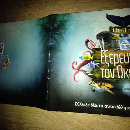 AB Sticker Album Exploring the Ocean used, complete