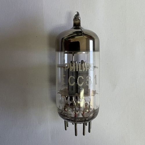 Philips ECC81 / 12AT7 Vacuum Tube like new, vintage
