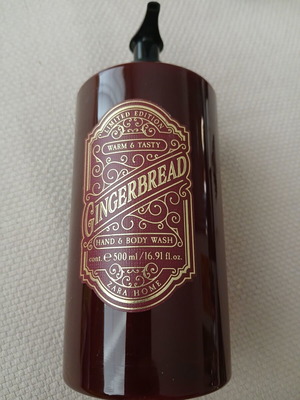 Gingerbread hand and body wash Zara Home limited edition 500ml