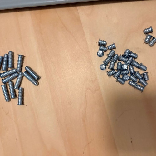 IKEA Metal Drawer Slides Set of 12 with Screws like new
