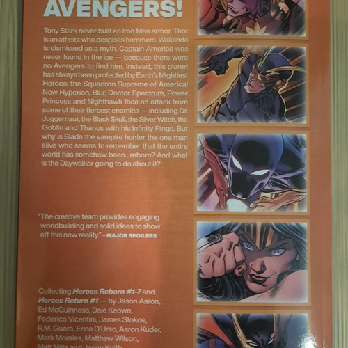 Heroes Reborn America's Mightiest Heroes TPB Marvel Comics like new