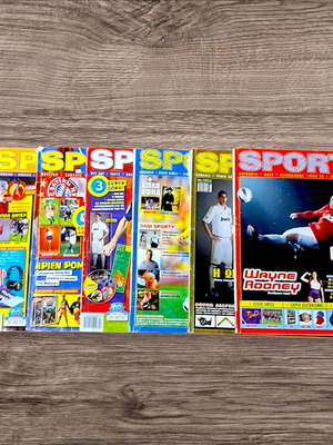 Sporty Jr magazines like new, pack of 7 issues