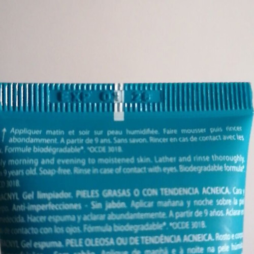 Keracnyl foaming gel by Ducray 100ml like new for oily or acne-prone skin