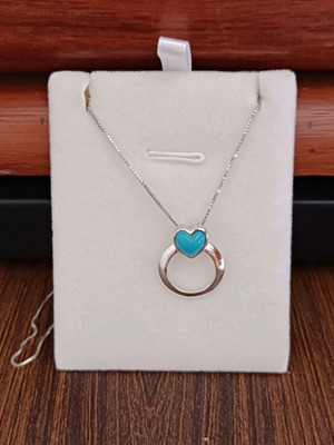 Necklace in heart shape like new
