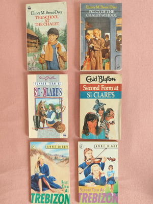 Children's paperback books set of 6, English