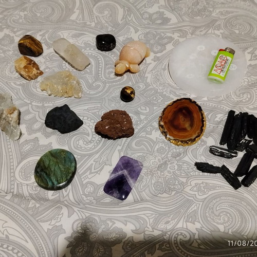 Collection of crystals and natural stones new