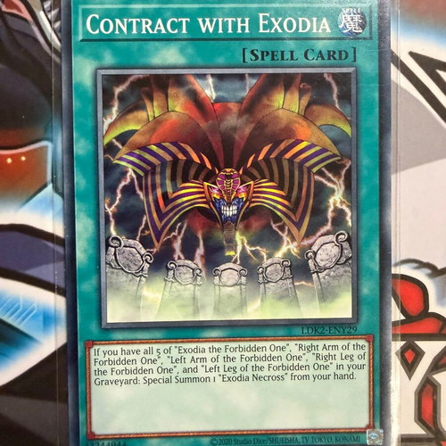 Contract with Exodia Yu-Gi-Oh! card