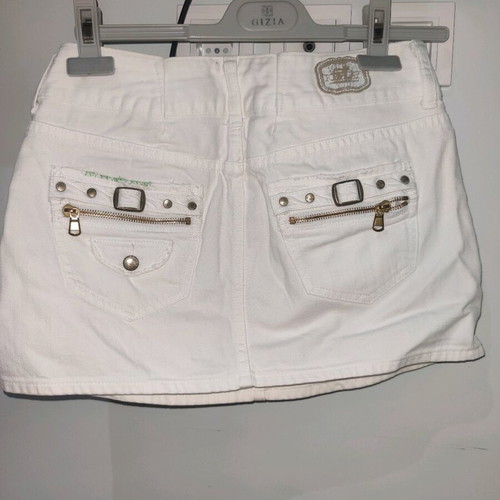 Replay vintage white denim skirt used, size S