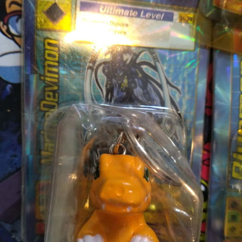 Digimon Agumon keychain new