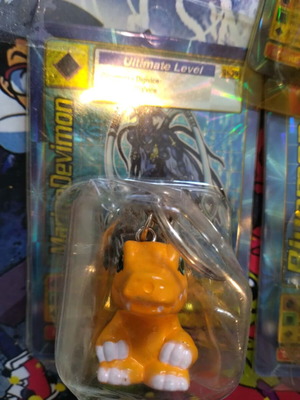 Digimon Agumon keychain new