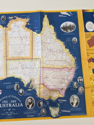 The Australian Women’s Weekly Australia 1901-2001 επετειακός συλλεκτικός χάρτης σαν καινούργιο