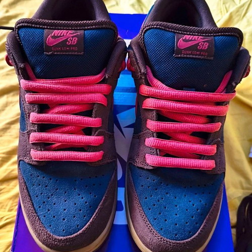 Nike SB Dunk Low Pro sneakers size 44 like new, brown and blue