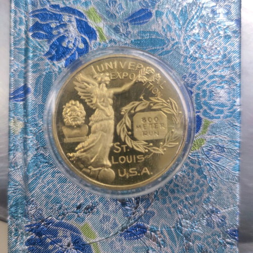 Olympic coin replica proof new