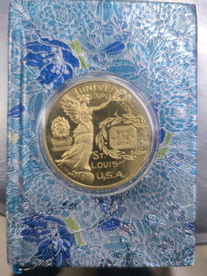 Olympic coin replica proof new