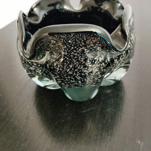 Set of three decorative glass paperweights