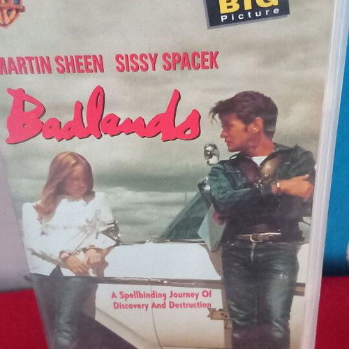 Badlands VHS tape, adventure and action