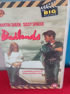 Badlands VHS tape, adventure and action