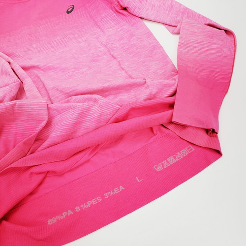 Asics Motion Dry women's sports blouse size L like new, pink
