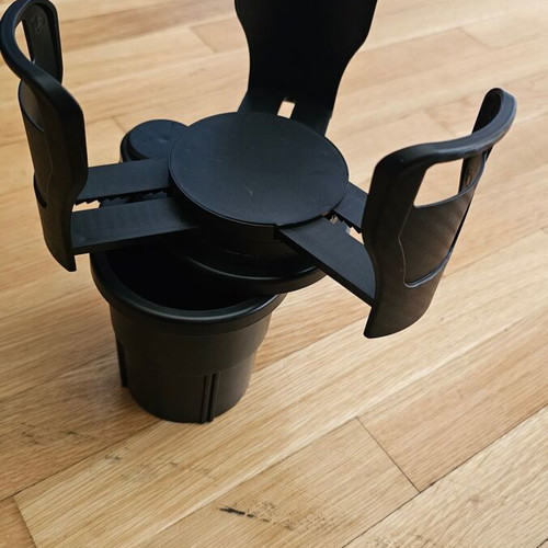 Adjustable double cup holder new